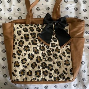 Leopard Betsey Johnson tote bag